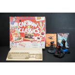 Retro Gaming - Boxed Commodore Amiga 500 'Cartoon Classics' console with 3 x Joysticks (2