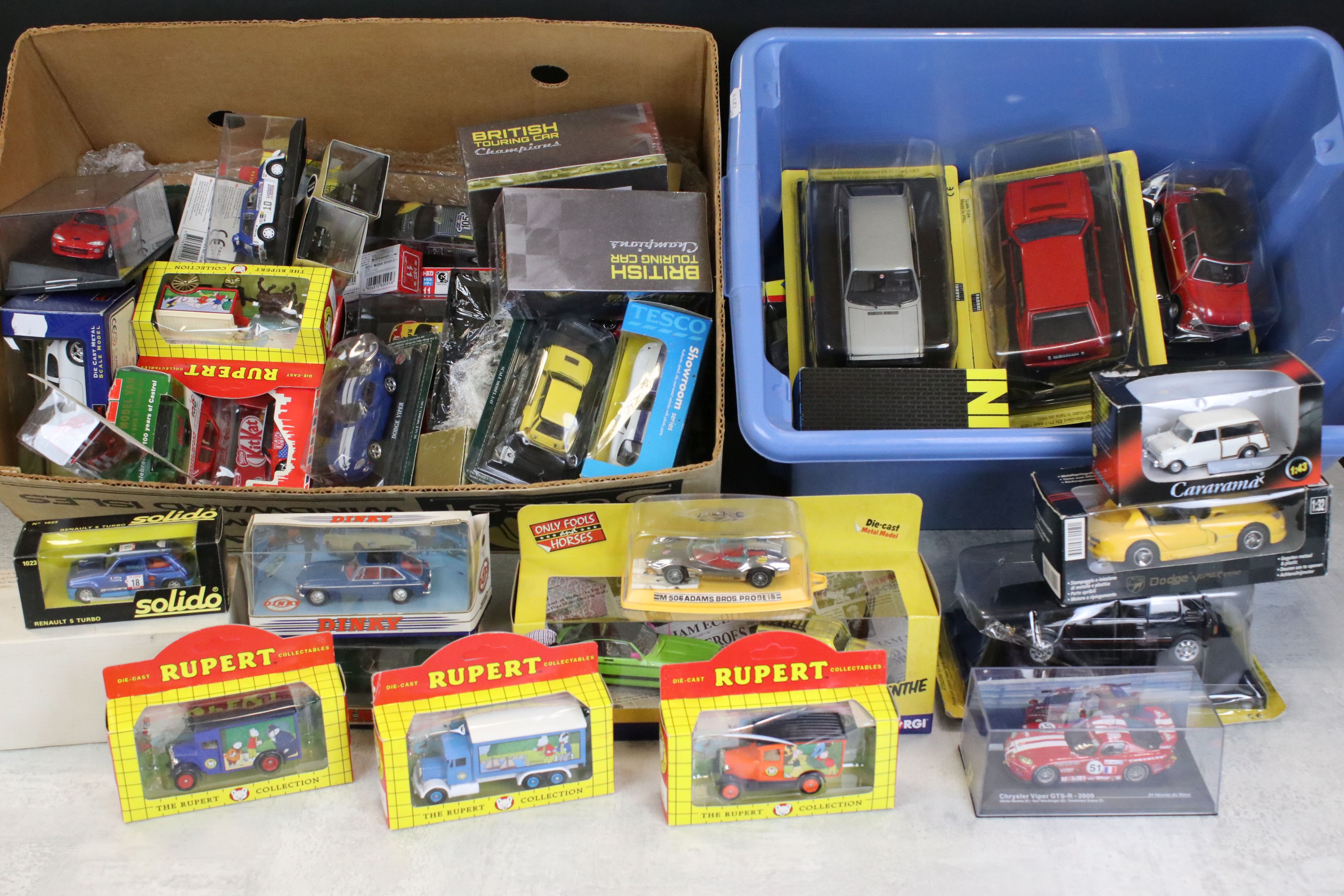 Around 55 Boxed diecast models to include Corgi, Matchbox, Burago, Fabri Editori, Lledo, Atlas