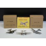 Dinky 705 Viking Airliner Bea, reconditioned with reproduction box, plus 2 x boxed diecast models to