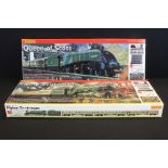 Two boxed Hornby OO gauge electric train sets to include R1024 Queen of Scots with Golden Plover