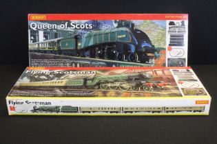 Two boxed Hornby OO gauge electric train sets to include R1024 Queen of Scots with Golden Plover