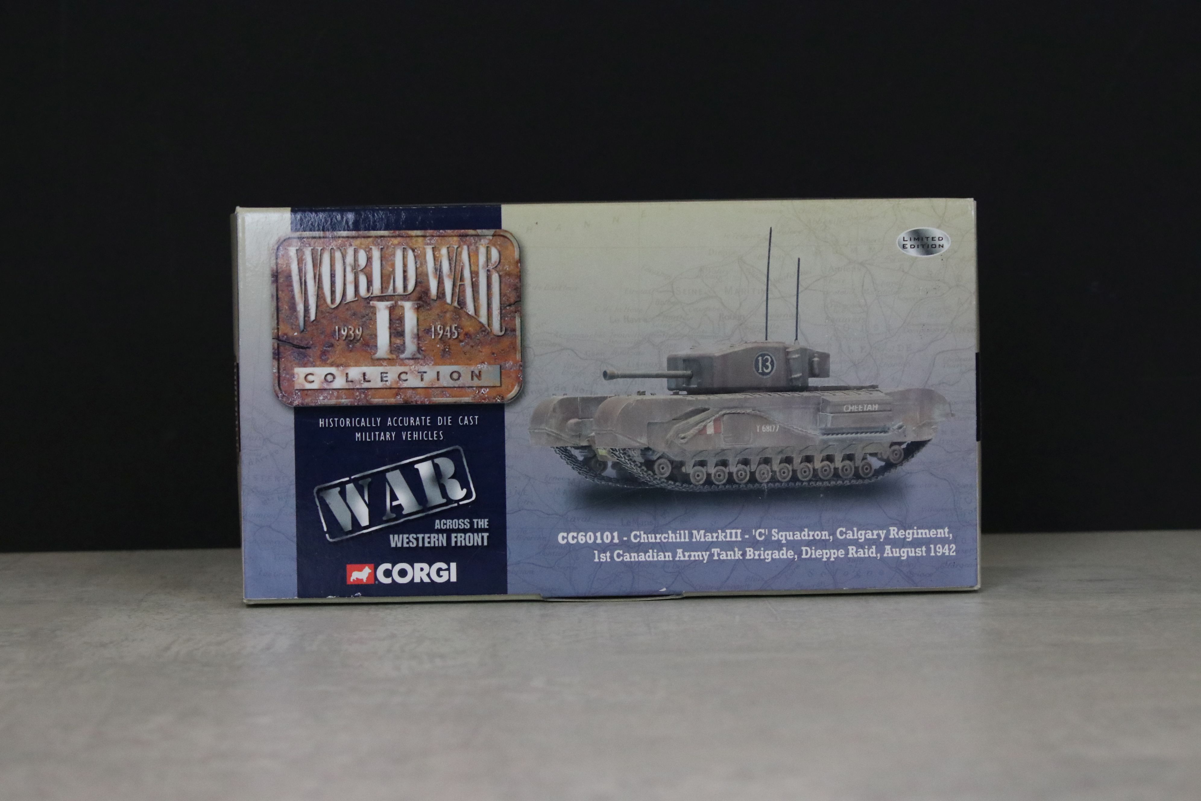 Four Boxed Corgi World War II Collection 1:50 ltd edn diecast models to include 2 x War Across the - Image 12 of 15