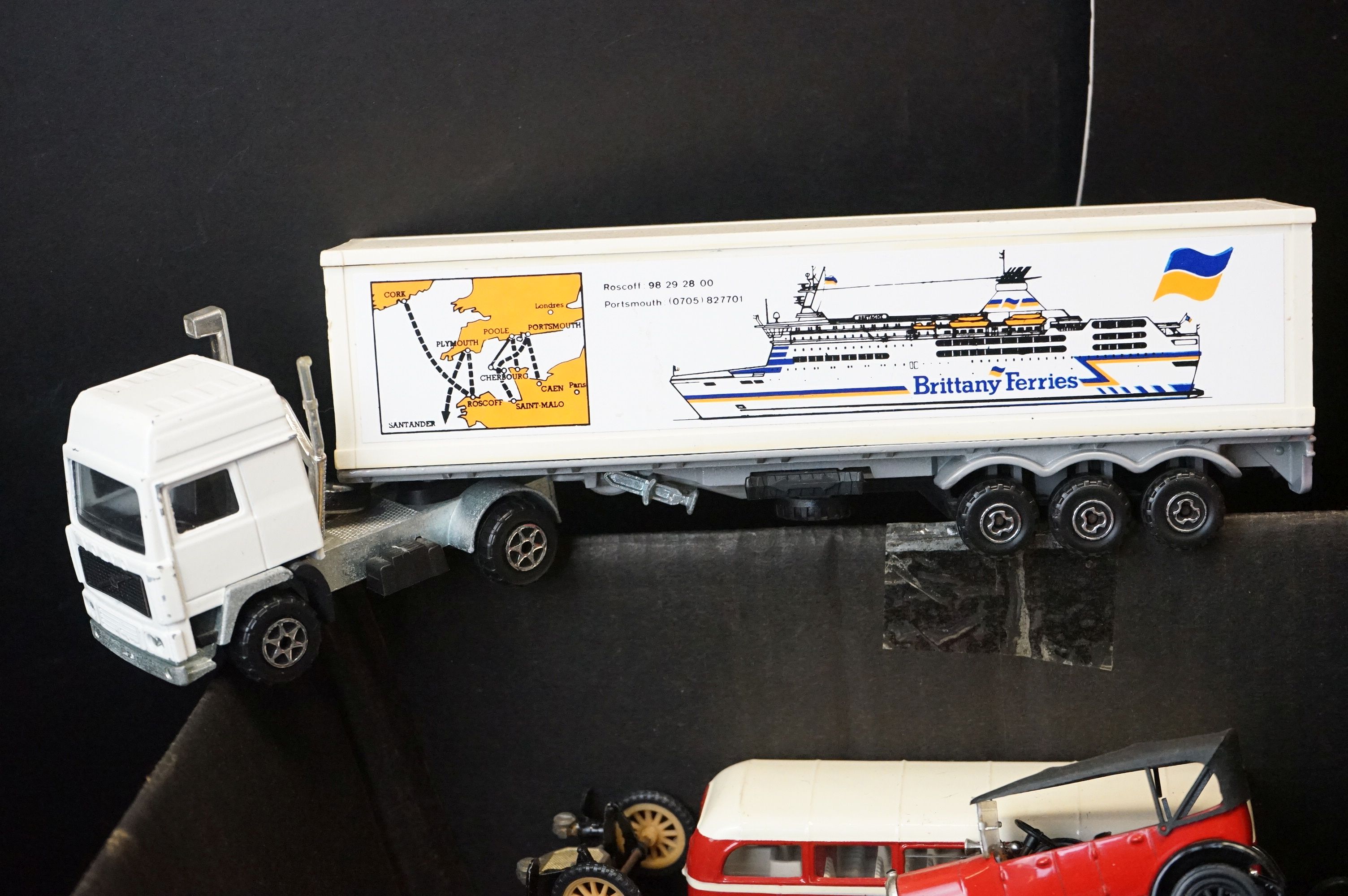 Around 80 Mid 20th C onwards play worn diecast models to include Dinky, Corgi, Matchbox and Rio, - Image 2 of 13