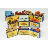 10 Boxed Matchbox Lesney 75 Series diecast models to include 15, 16, 18, 10, 17, 13, 22, 6, 7 &