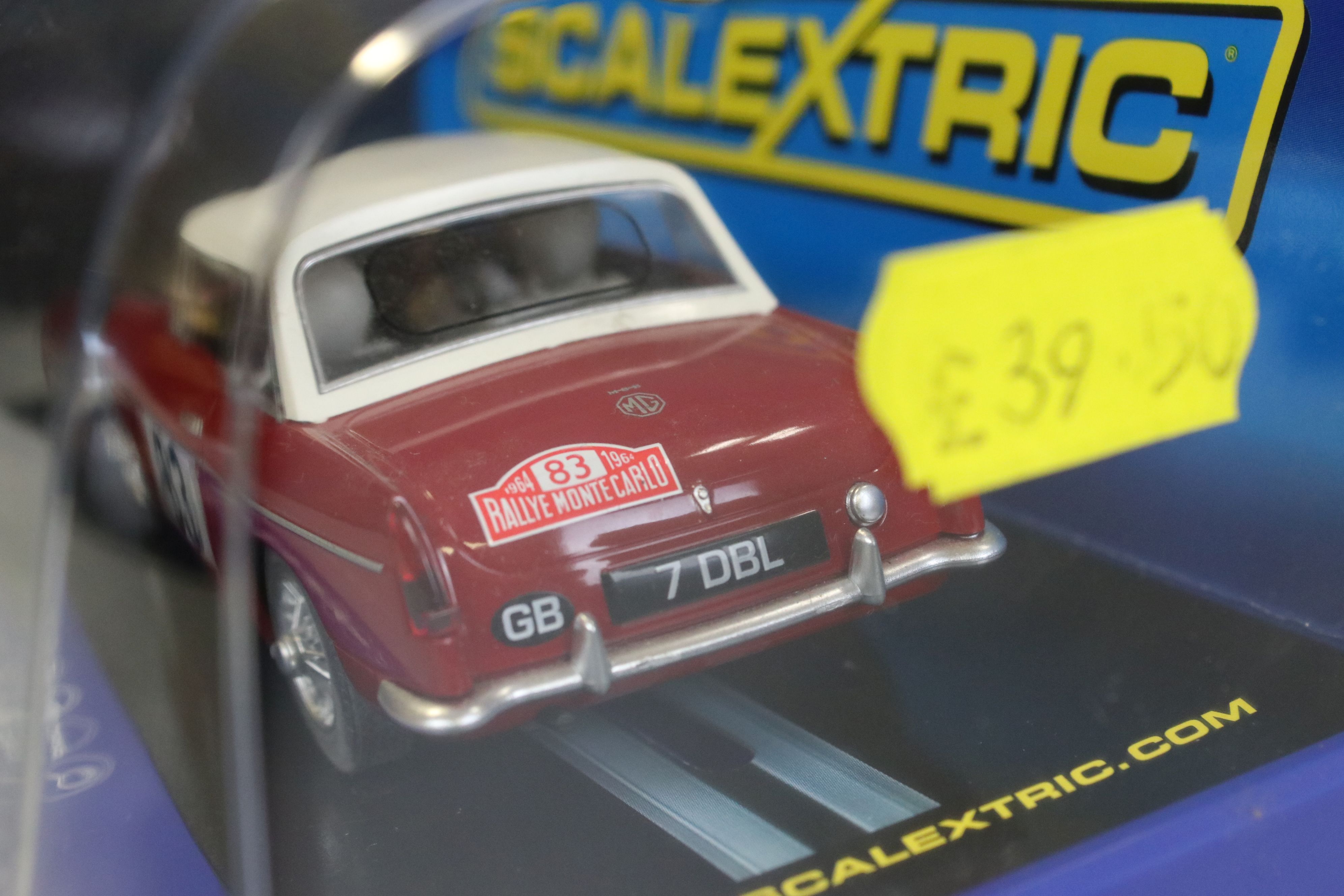 Six cased slot cars to include 5 x Scalextric (C3205 Jaguar D Type, C3502 Ford Cortina MK1, C3143 - Image 6 of 20