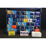 45 Boxed Matchbox diecast models to include 11 x blue/yellow & red flash boxed examples, mainly