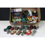 Collection of play worn mid 20th C onwards diecast, plastic metal & rubber models to include