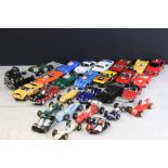 29 Mid 20th C onwards slot cars, mainly Scalextric examples featuring Triang Lister Jaguar, C281-