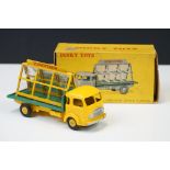 Boxed French Dinky 33C Miroitier Simca Cargo diecast model with both accessory slides which show