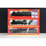 Three boxed Hornby OO gauge locomotives to include R2086 BR Earl Cairns locomotive 5053, R2179 LMS