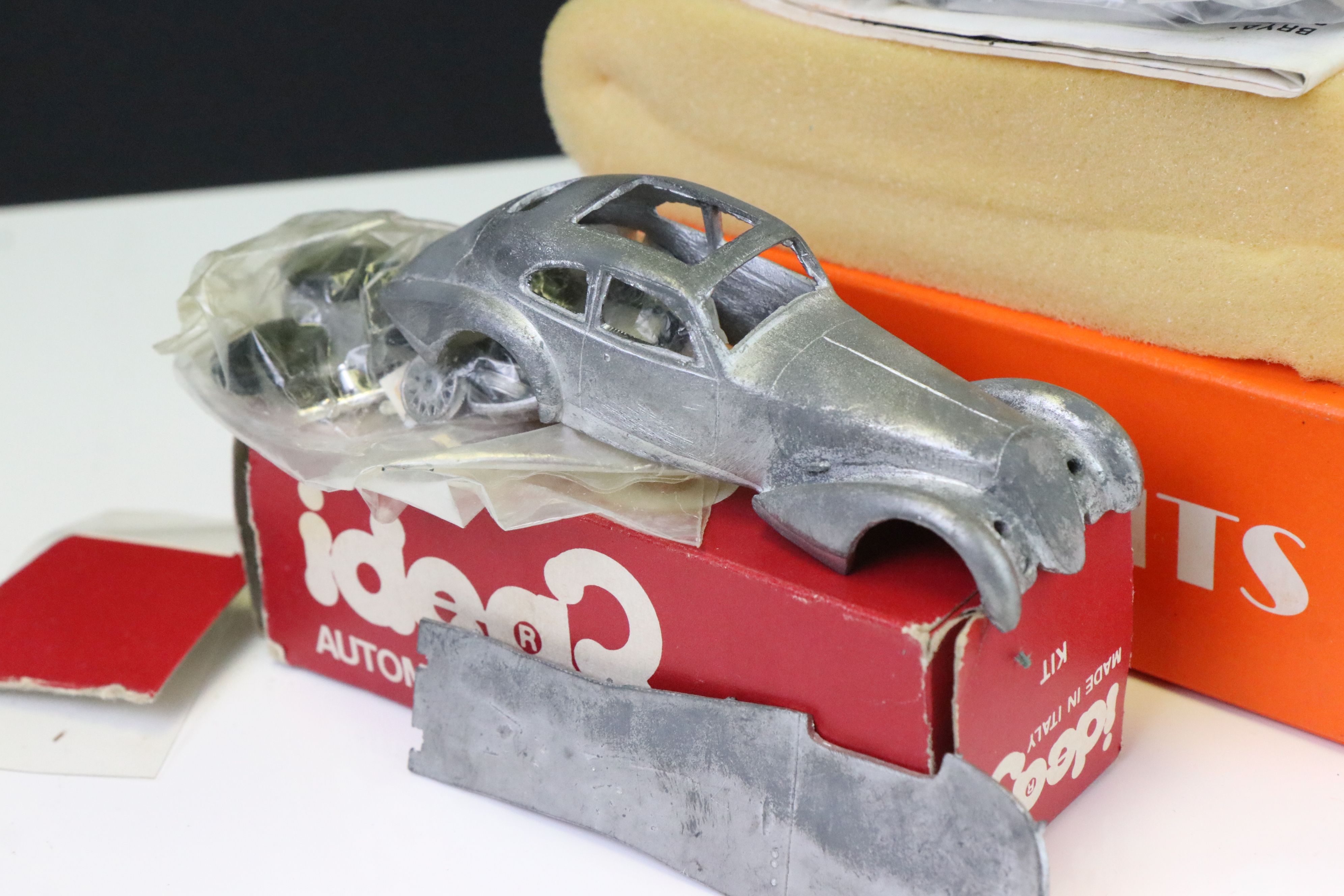 Five boxed white metal model vehicles, to include Mikansue Competition 22 Adler 2.5 LM 1938, - Image 10 of 18