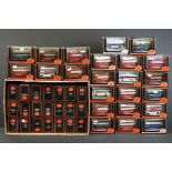 44 Boxed EFE Exclusive First Editions diecast model buses, diecast ex, boxes vg overall