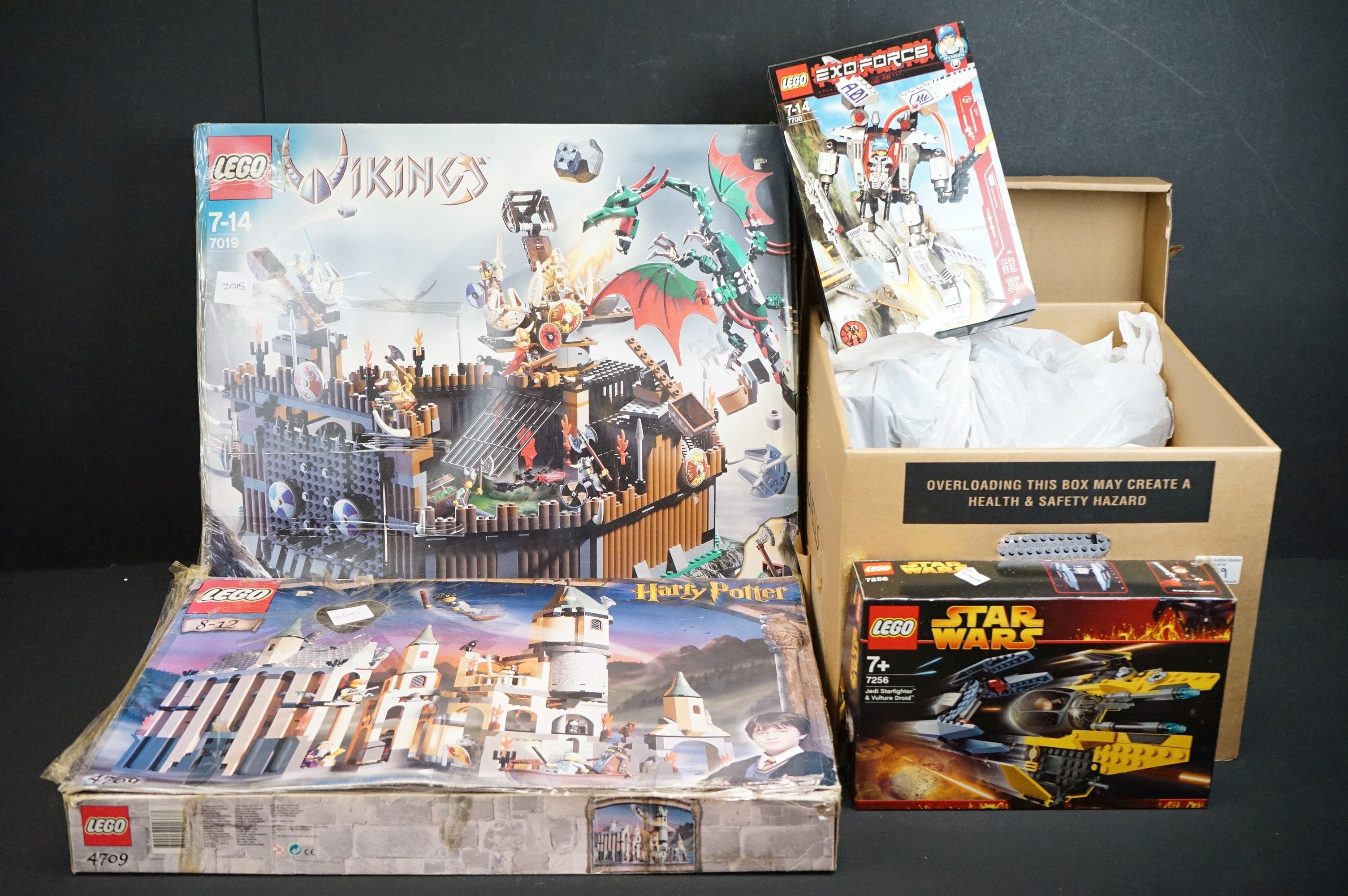 Lego - Four boxed Lego sets to include sealed 7700 Exo Force (box vg), 7019 Vikings with - Image 2 of 27