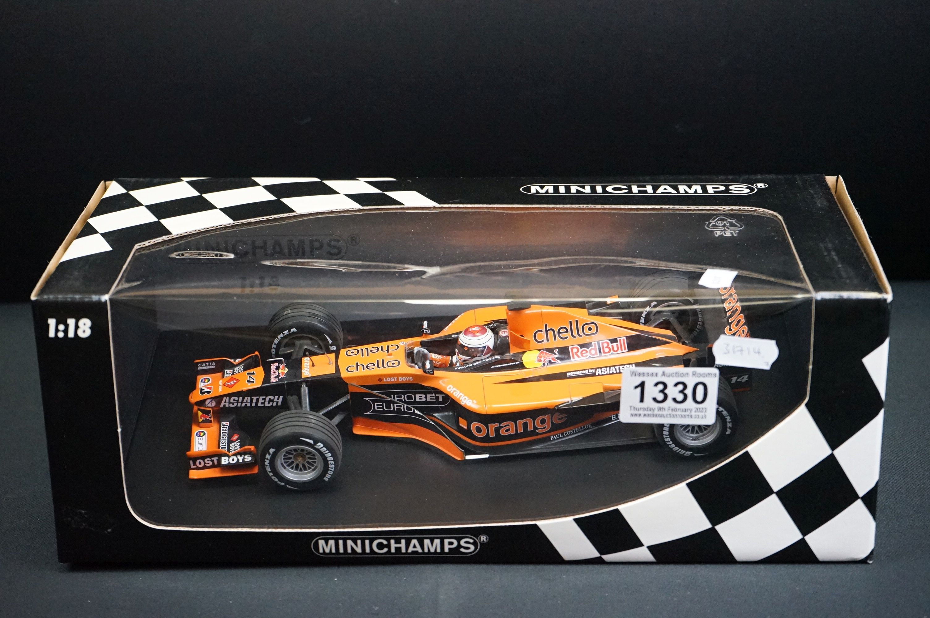 Seven boxed 1/18 Paul/s Model Art Minichamps F1 diecast models to include Red Bull Sauber Petronas - Image 8 of 8