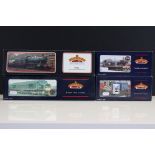 Four boxed Bachmann OO gauge locomotives to include 31`826 43XX 6384 BR Plain green late crest,