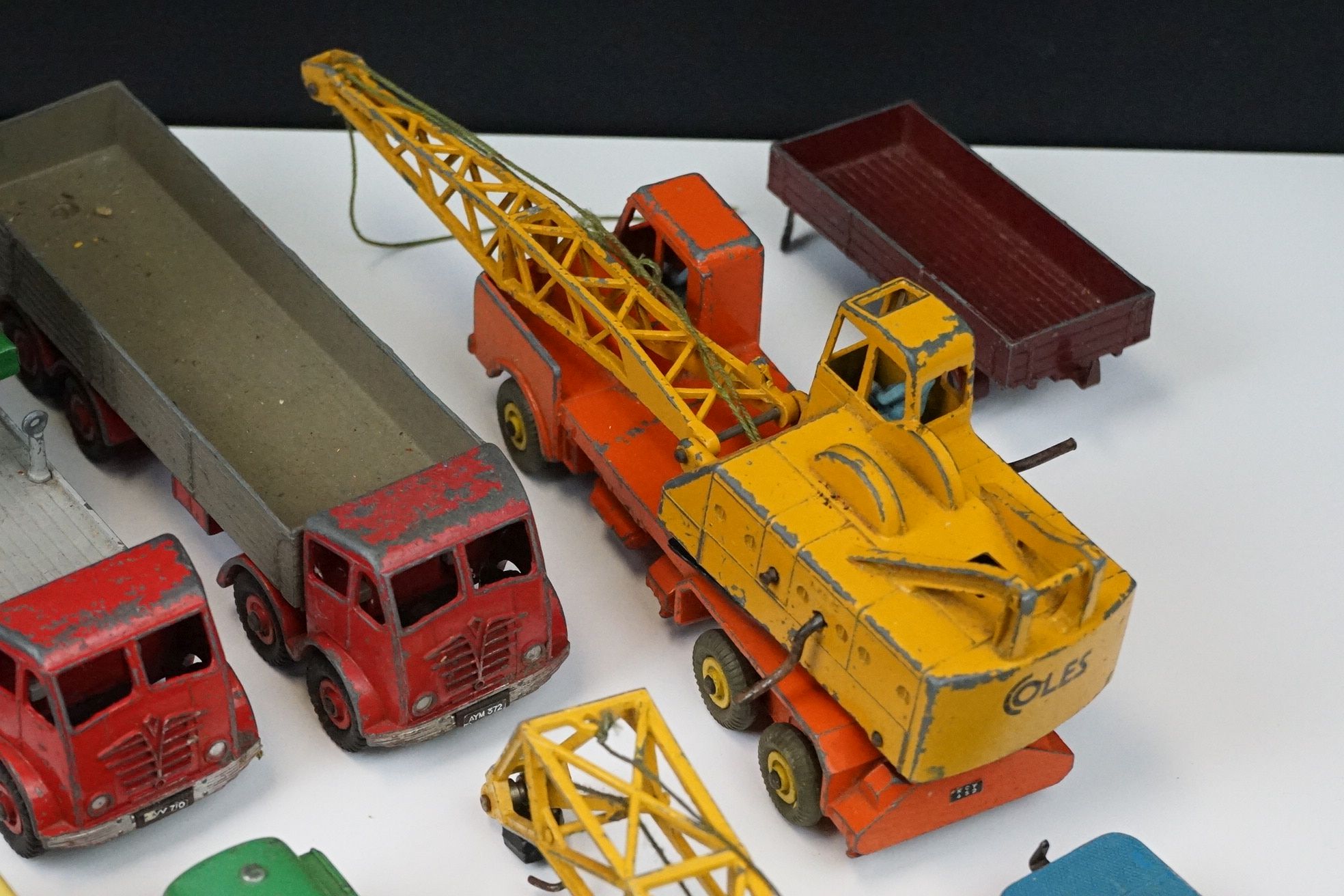 Over 20 play worn mid 20th C commercial diecast models to include Dinky and Corgi featuring Corgi - Image 9 of 11