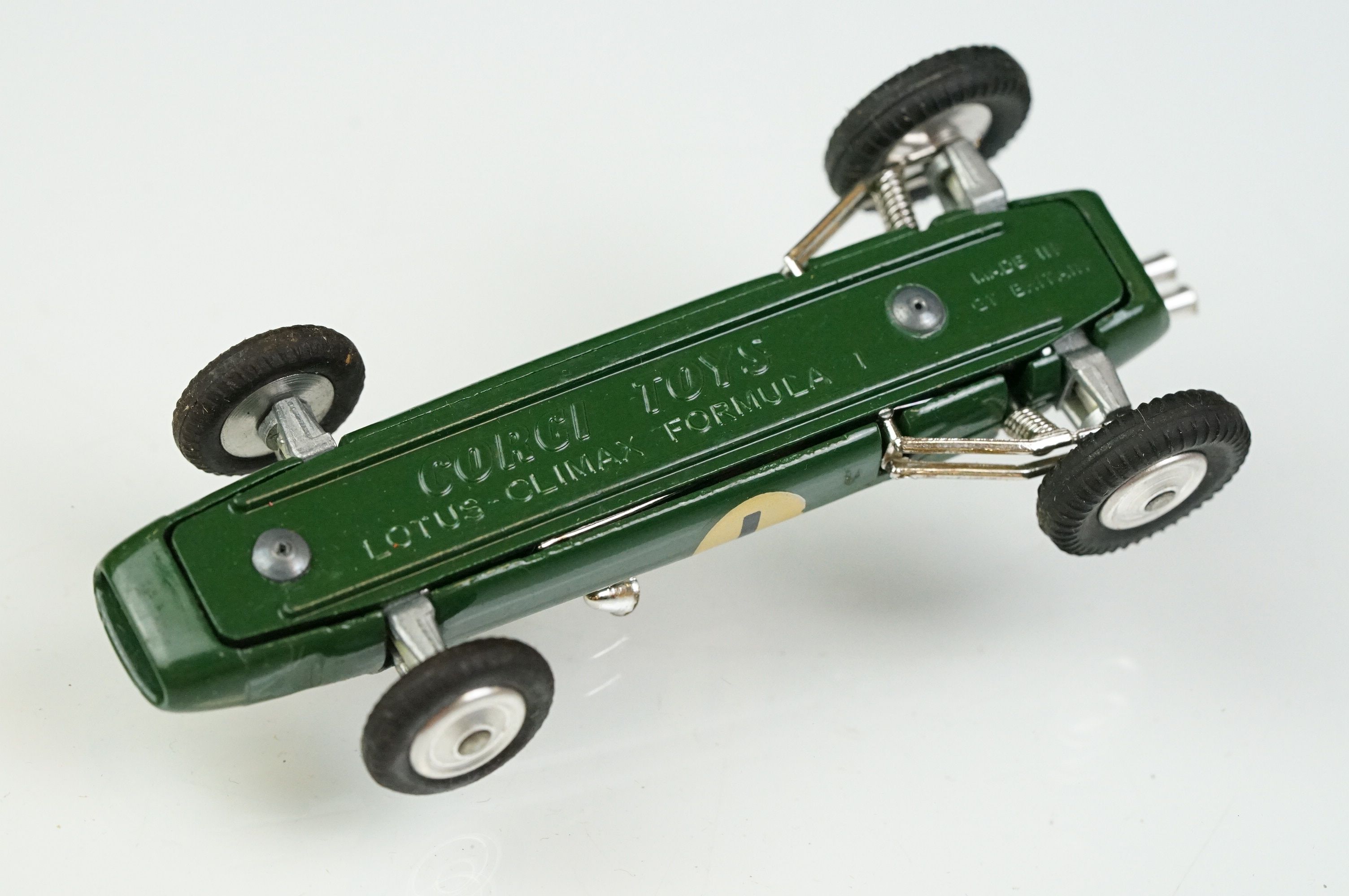 Four boxed Corgi diecast models to include 155 Lotus Climax Formula I Racing Car in green, 245 Buick - Image 36 of 39