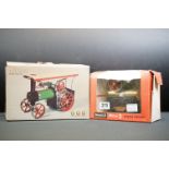 Two boxed Mamod steam engines to include TE1A Steam Tractor and Minor 2 Steam Engine, models gd