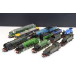Nine OO gauge locomotives to include Hornby Royal Anglian Regiment, Lima Meld, Hornby City of
