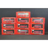 10 Boxed Corgi Original Omnibus Midland Red diecast model buses, some duplicated, diecast ex,