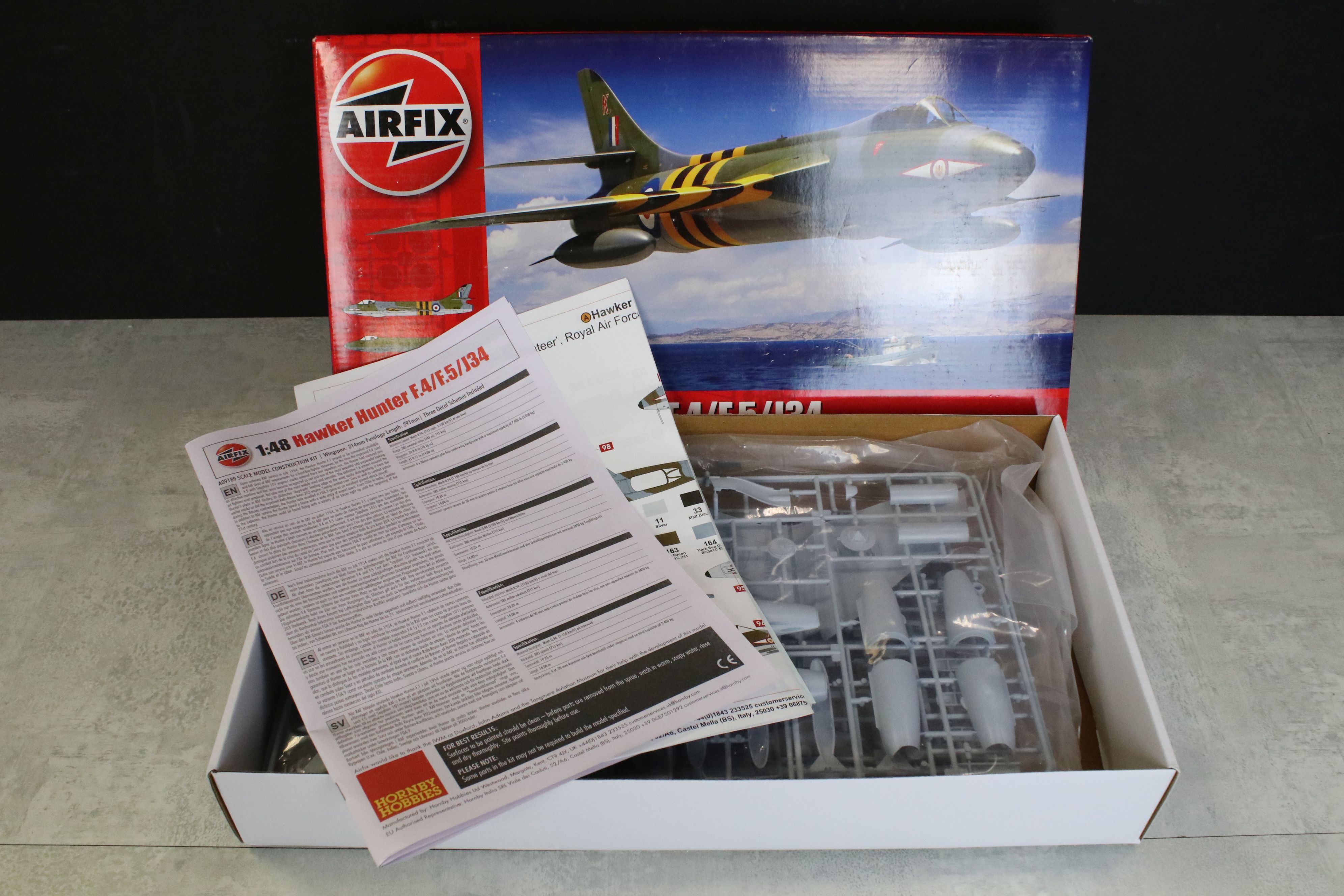 Eight Boxed & unbuilt Airfix plastic model kits to include A10103 1:48 English Electric Canberra PR. - Image 6 of 9