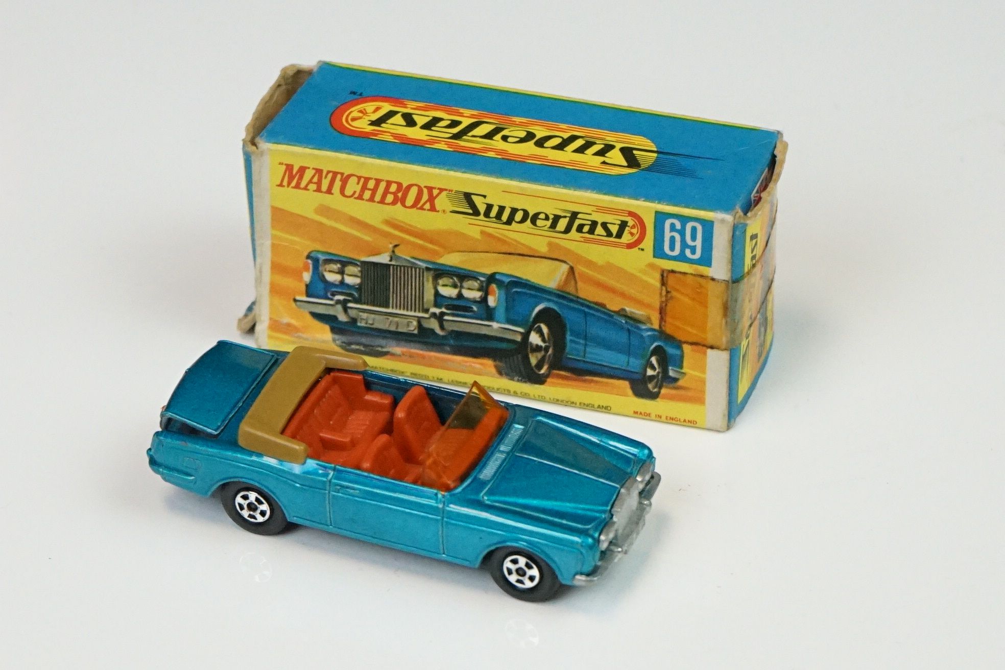 Eight boxed Matchbox Superfast diecast models to include 69 Rolls Royce Silver Shadow in metallic - Image 18 of 21