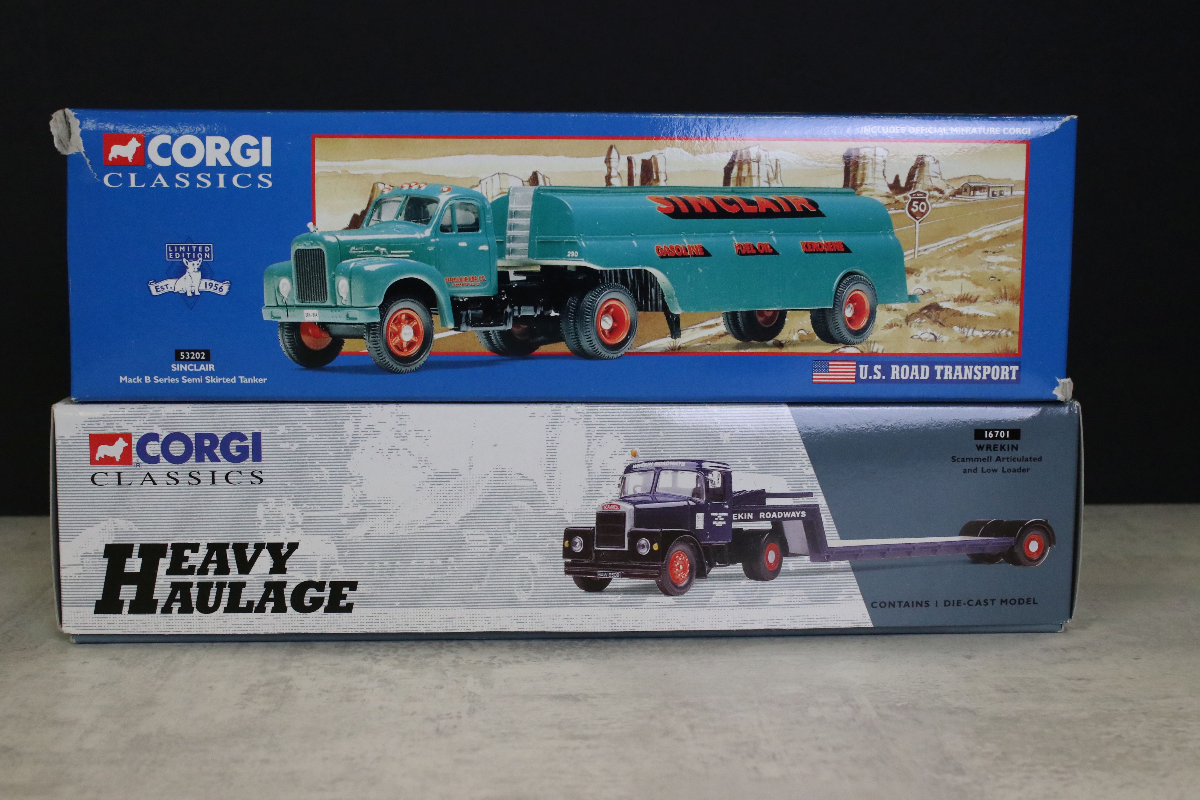 Nine Boxed Corgi diecast model trucks to include 2 x 1:50 ltd edn (75406 Ken Thomas Ltd, 75803 - Image 9 of 9