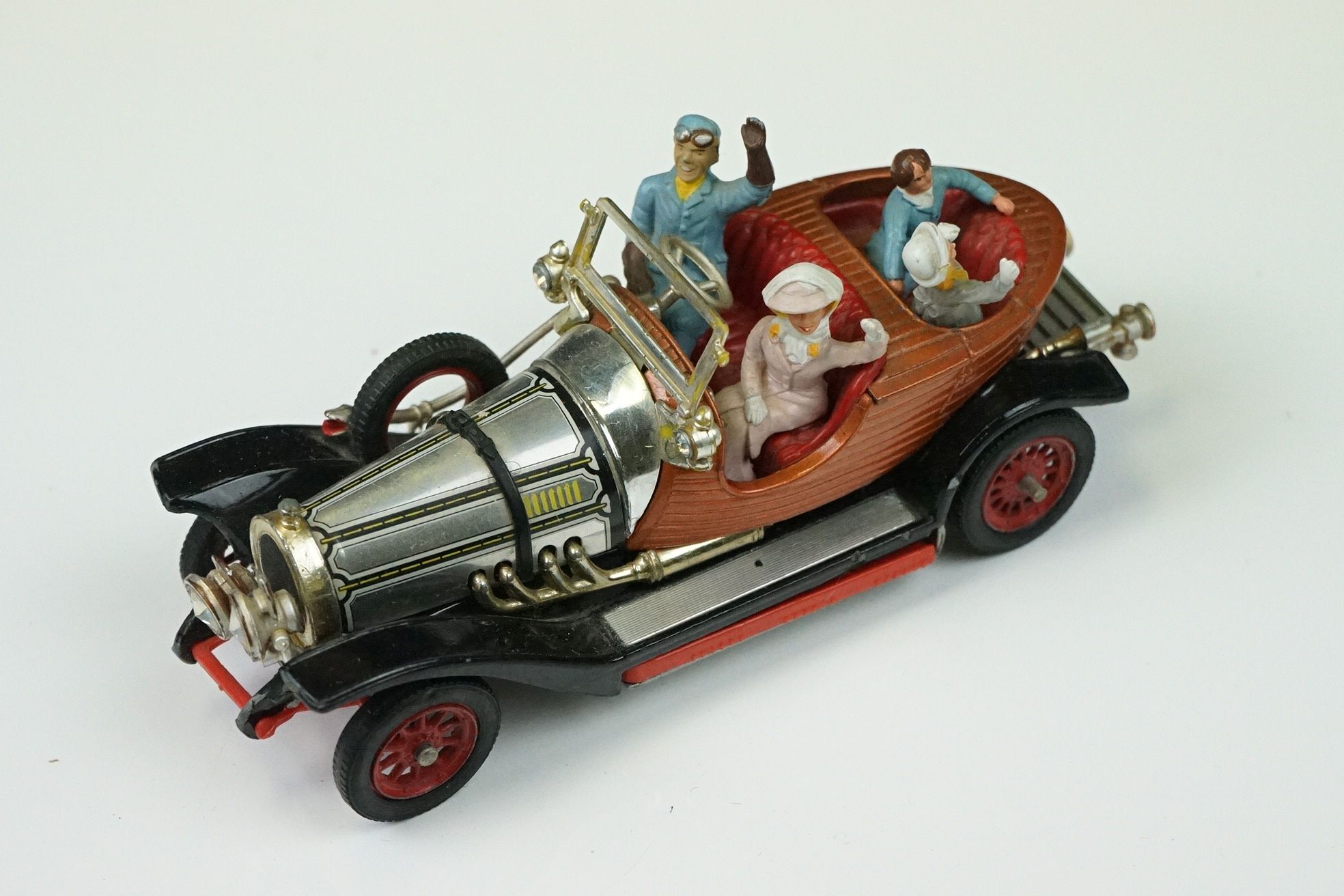 20 Mid 20th C play worn diecast models to include Triang Spot On Royal Rolls Royce, Corgi Chitty - Image 8 of 12