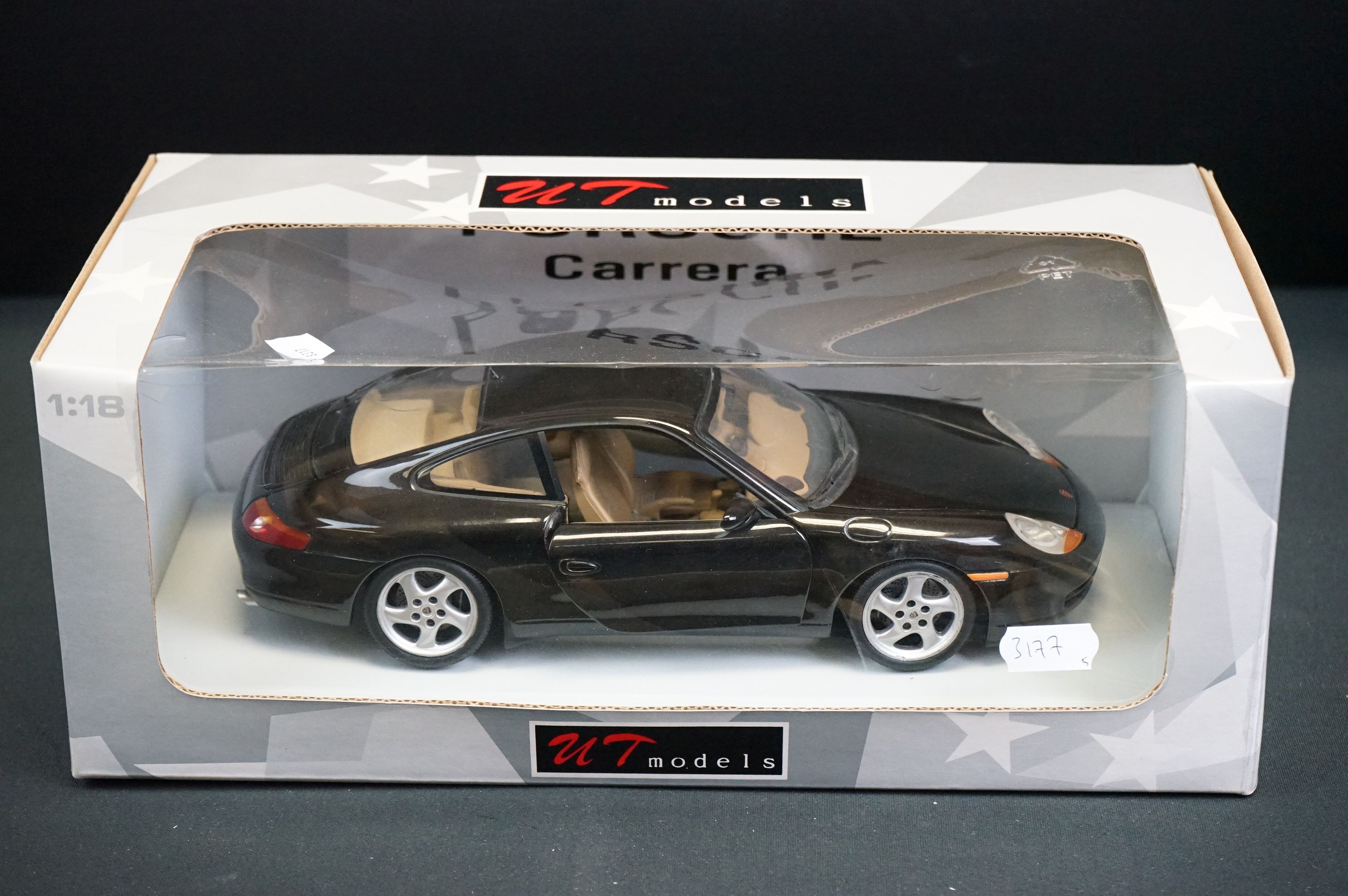 Five boxed 1/18 UT Models diecast models to include Porsche 911 Cabrio, Ferrari F355 Spider, Porsche - Image 4 of 6