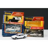 Four boxed diecast models to include Dinky 277 Police Land Rover with Police Officer figure, Dinky