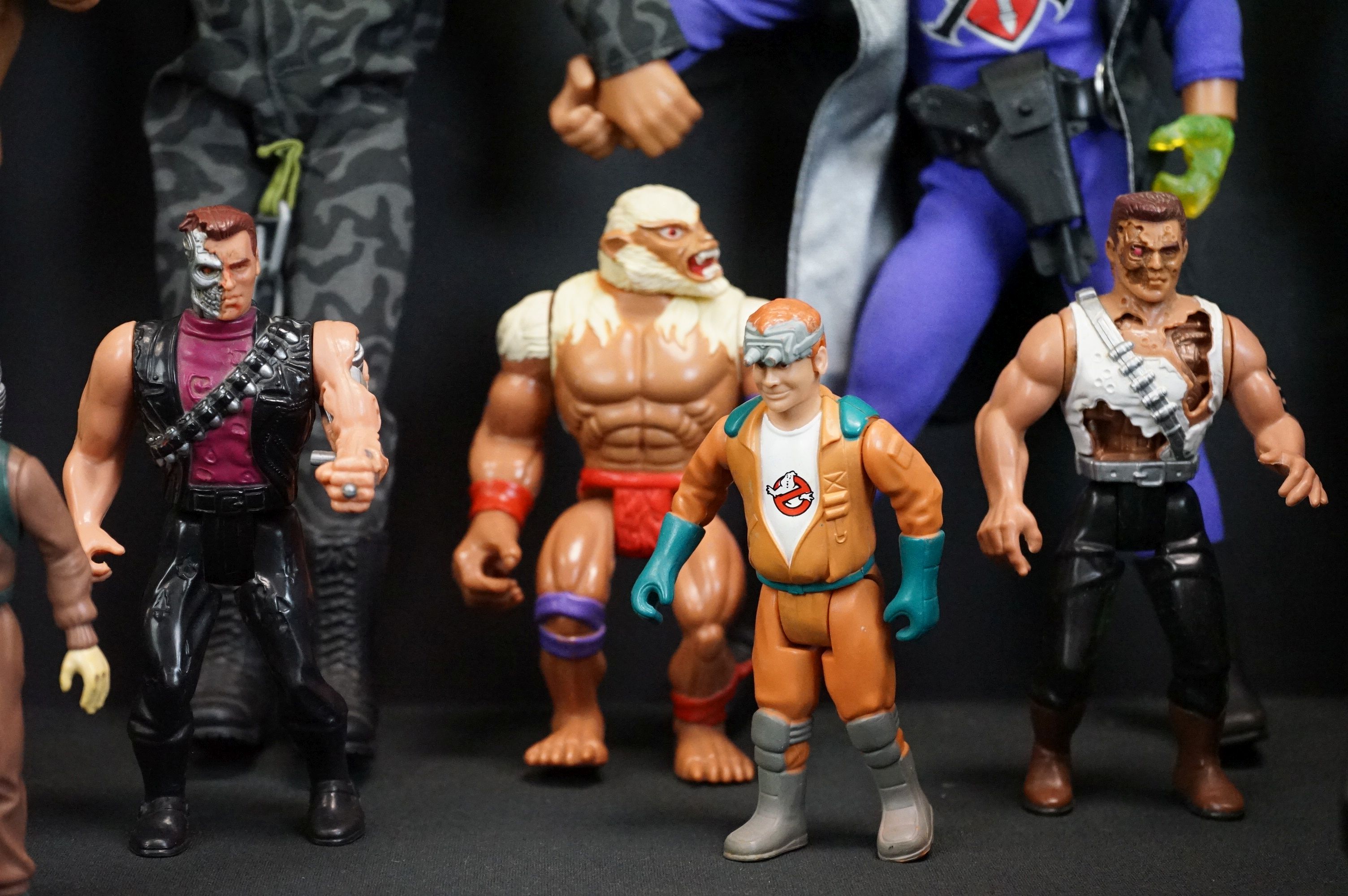 Collection of 80s / 90s play worn action figures to include 4 x Kenner Ghostbusters figures (Peter - Image 10 of 16