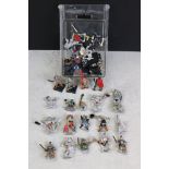 Games Workshop - Fantasy Gaming - Group of painted and unpainted metal figures with some stands