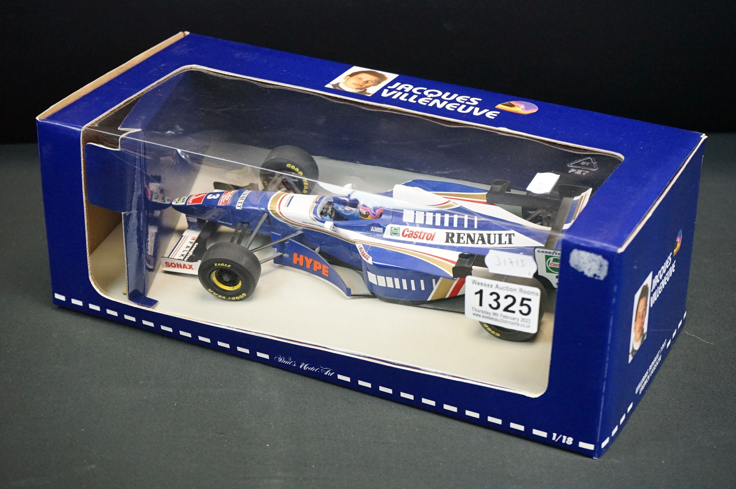 Three boxed Paul's Model Art Minichamps 1/18 diecast models to include 2 x Williams F1 Team (BMW - Image 4 of 4