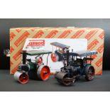 Mamod C 138 1402 Kit-built Live Steam Roller Model with original box (model dusty but appears vg,