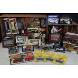 Around 60 Boxed diecast models to include Dinky, EFE, Corgi, NewRay, Matchbox, Lledo, ERTL, etc,