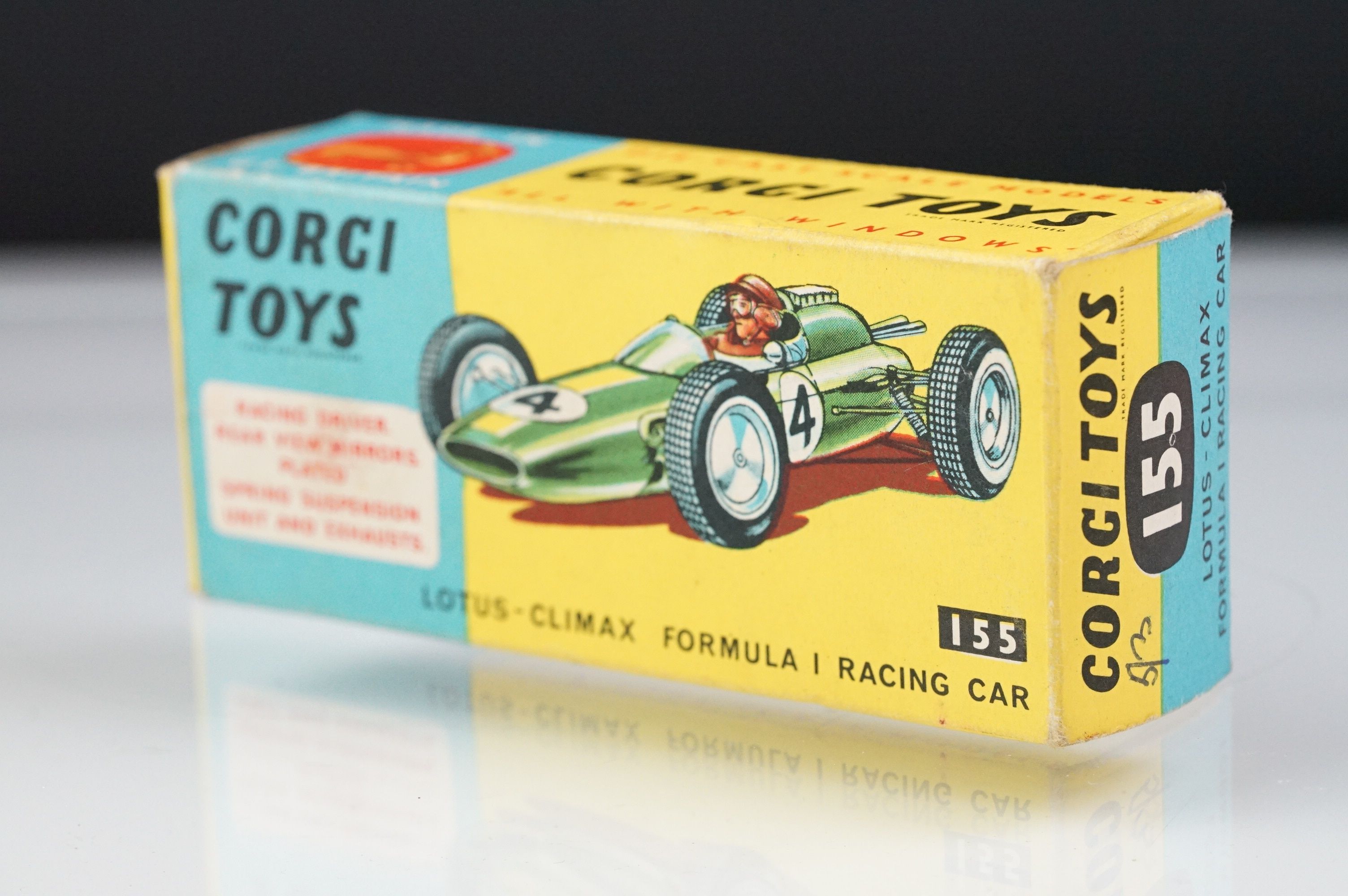 Four boxed Corgi diecast models to include 155 Lotus Climax Formula I Racing Car in green, 245 Buick - Image 39 of 39