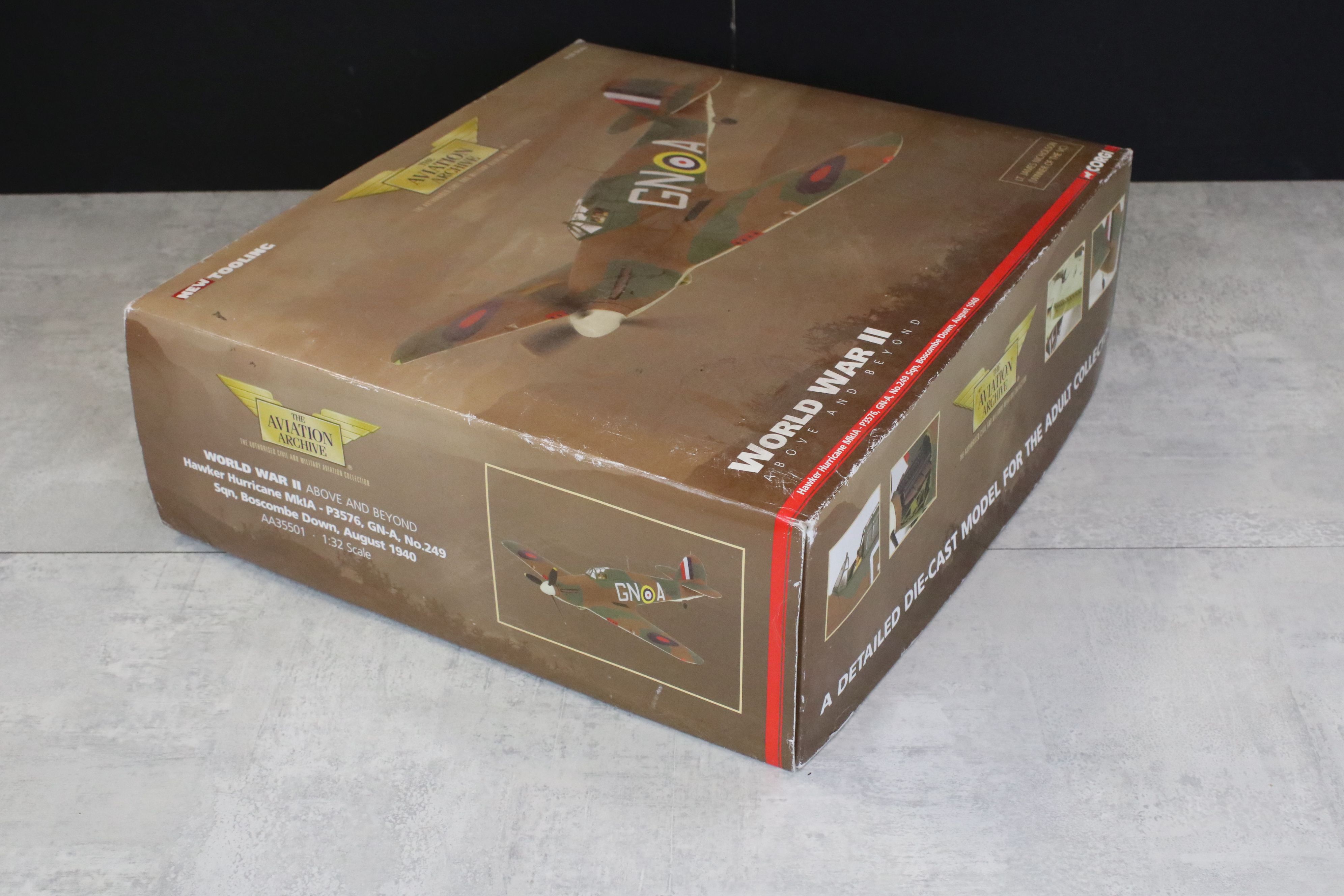 Two Boxed Corgi Aviation Archive 1:32 World War II diecast models to include AA34901 'Attack By - Image 3 of 15