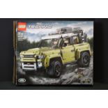Lego - Boxed Lego Technic 42110 Land Rover Defender, previously built and re-boxed by vendor who