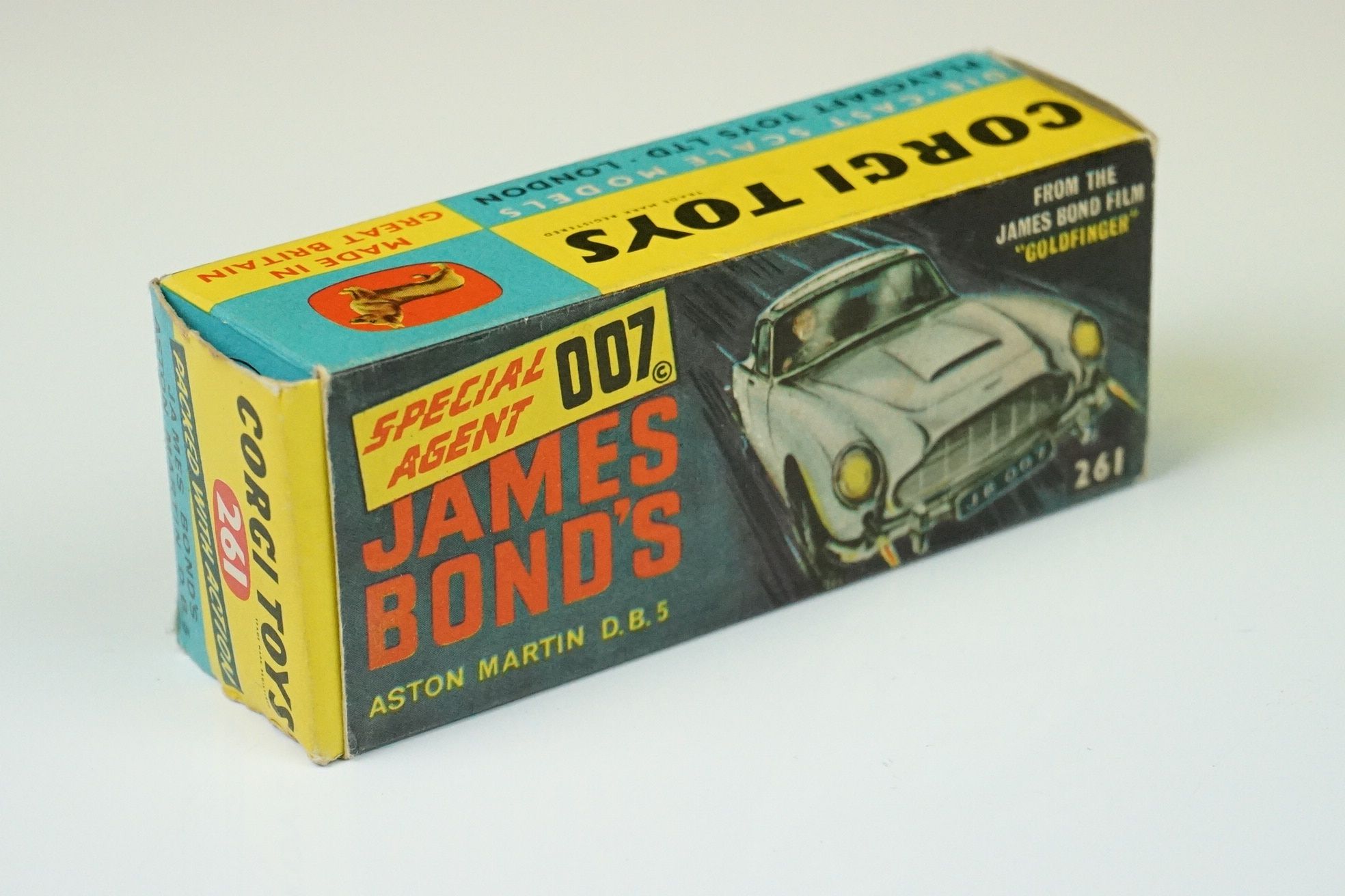 Boxed Corgi 261 James Bond Aston Martin DB5 diecast model with 2 x ejector figures, secret - Image 13 of 14