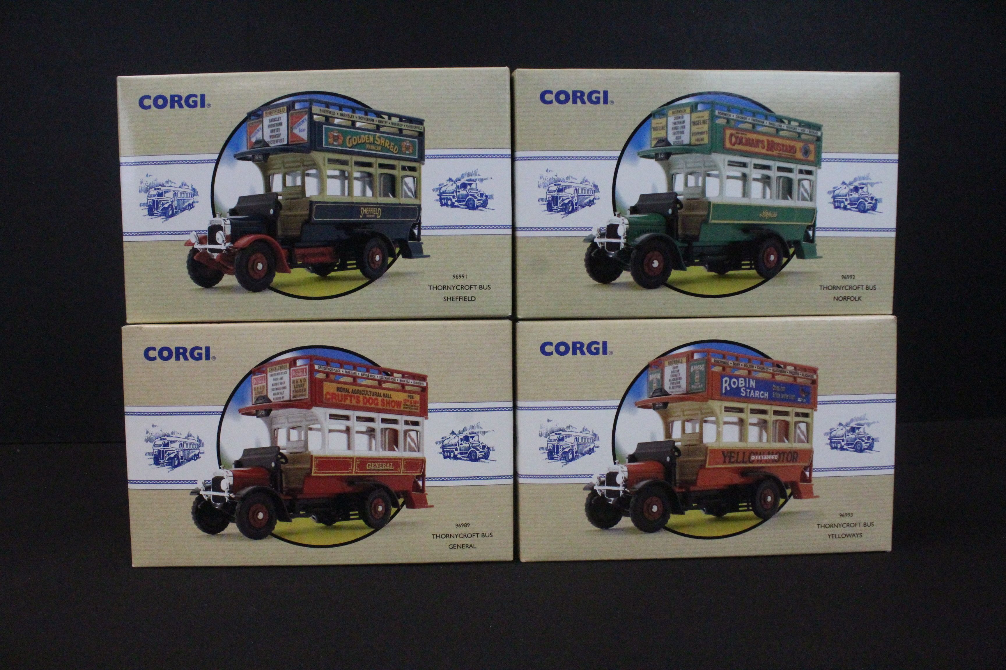 19 Boxed Corgi Public Transport from Corgi diecast models to include 2 x 97870 Karrier W4 - Image 4 of 7