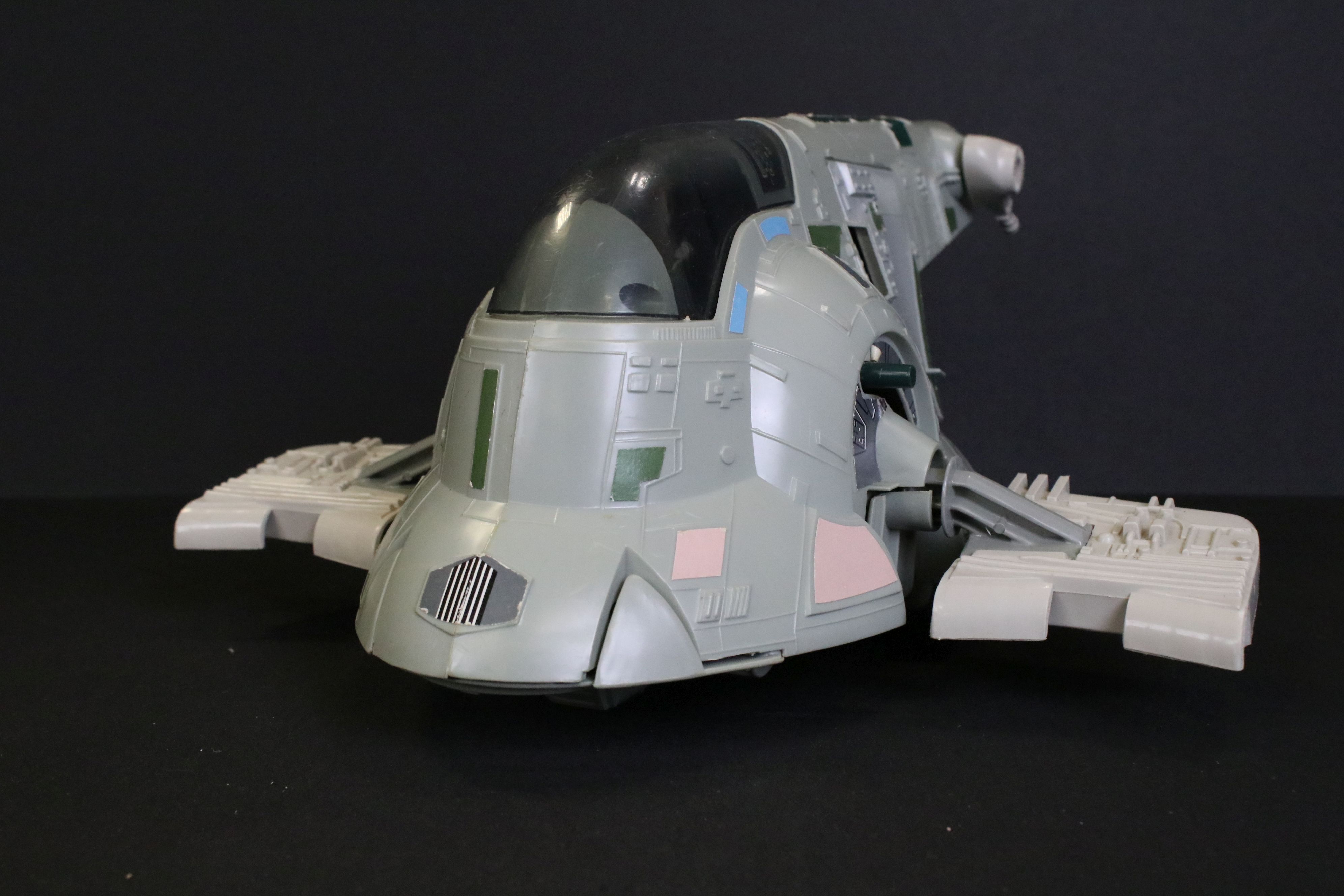 Star Wars - Five Original play worn Star Wars Vehicle sets to include AT-AT (missing chin guns, - Image 8 of 11