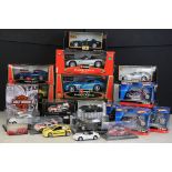 23 Boxed / cased diecast models to include 3 x Burago 1/18 Dodge Vipers (Gold Collection 33603 GTS
