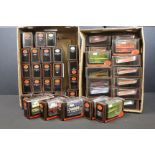 Over 50 boxed EFE Exclusive First Ediitons diecast model buses, diecast ex, boxes gd-vg overall