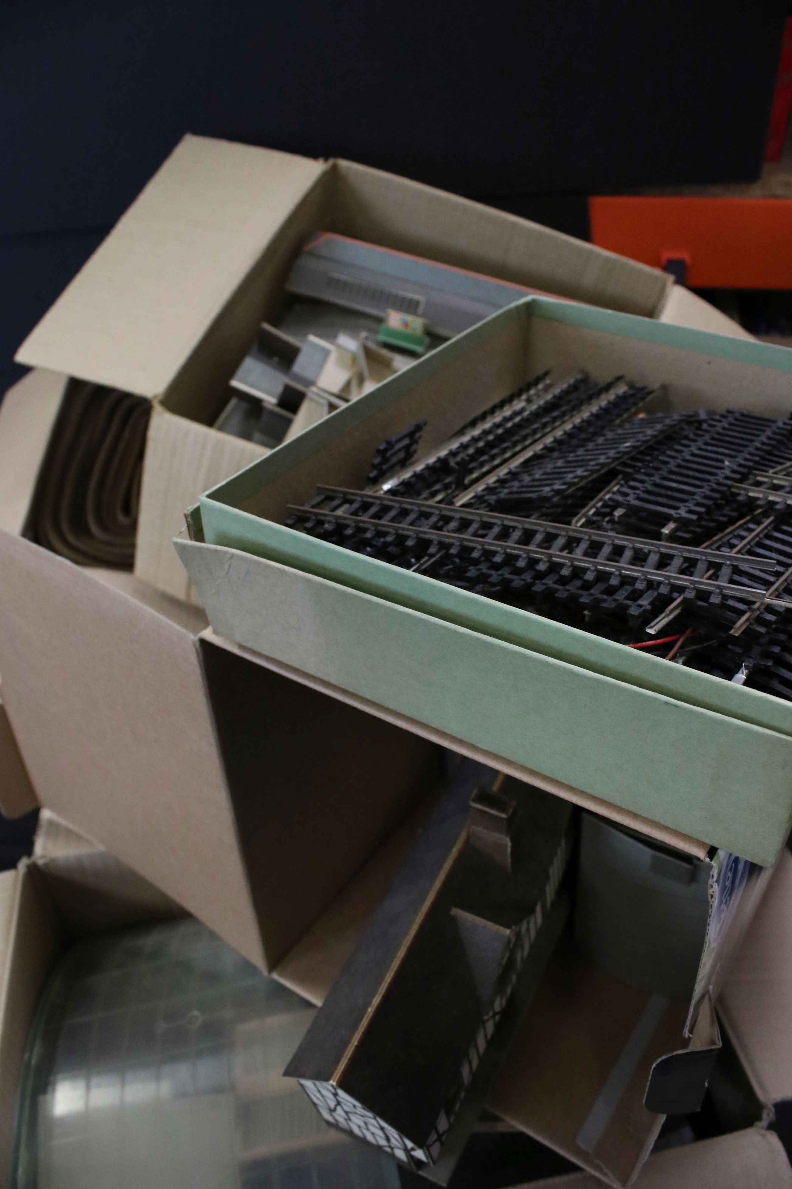 Large quantity of OO gauge model railway accessories to include good selection of trackside card - Image 11 of 20