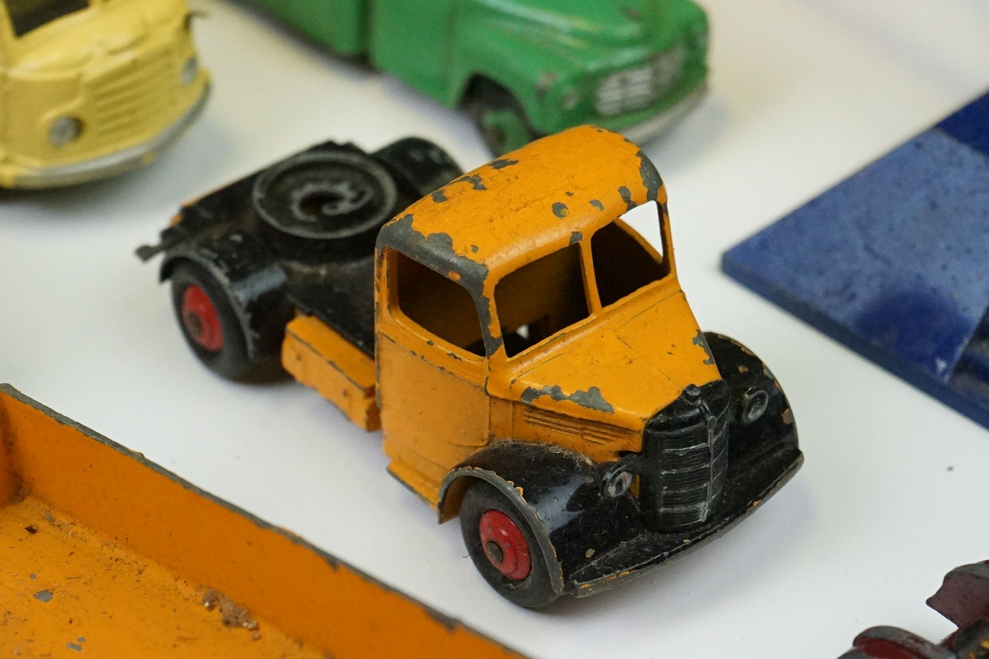 Over 20 play worn mid 20th C commercial diecast models to include Dinky and Corgi featuring Corgi - Image 4 of 11