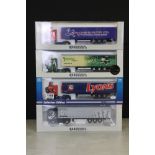 Four Boxed Universal Hobbies 1:50 diecast truck models to include Collectors Edition 5610 Scania