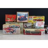 Collection of boxed diecast, tin plate and plastic models to include Radio Shack 60-3065 Red