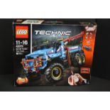 Lego - Boxed Lego Technic 42070 6X6 All Terrain Tow Truck Set, previously built and re-boxed by