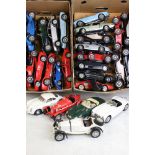 28 Mostly 1/18 scale diecast models, mainly Burago examples, also featuring Polistil and Road