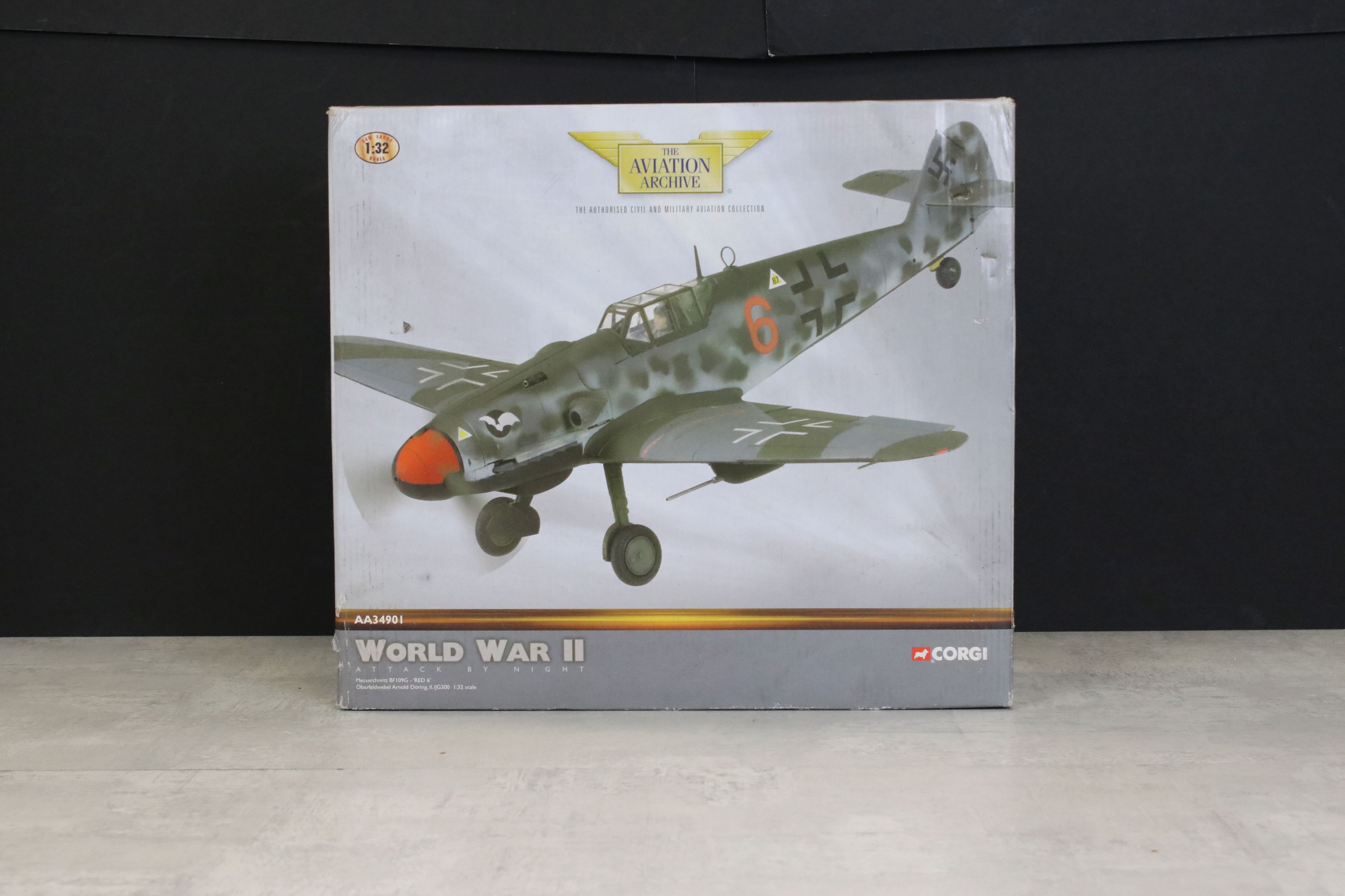 Two Boxed Corgi Aviation Archive 1:32 World War II diecast models to include AA34901 'Attack By - Image 9 of 15